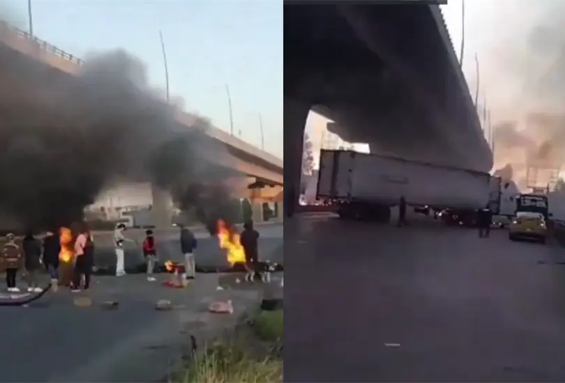 Cierran la M&eacute;xico Puebla y hacen barricada por desaparici&oacute;n de Enrique Briones