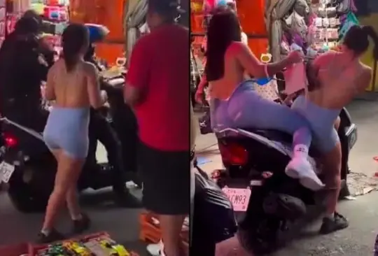 Mujeres perrean a policías en CDMX Mujeres perrean a policías en CDMX
