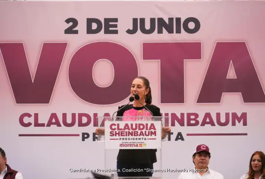 Sheinbaum destaca la fuerza de la 4T pese a guerra sucia Sheinbaum destaca la fuerza de la 4T pese a guerra sucia