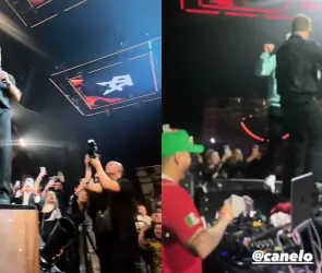 Saúl Álvarez sacó los prohibidos en su lujoso festejo tras su victoria en Las Vegas ante Jaime Munguía