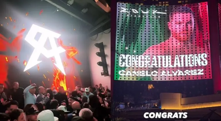 El boxeador festejo a lo grande en Las Vegas Créditos: IG