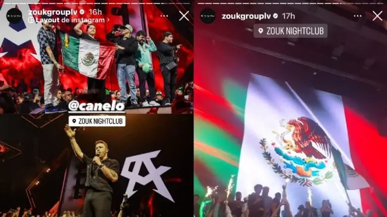 El 'Canelo' disfruto a lo grande en el antro Zouk Créditos: IG