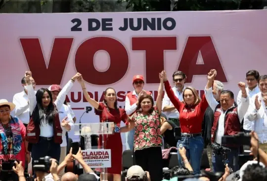 Claudia Sheinbaum, aspirante presidencial de la coalición Sigamos Haciendo Historia 