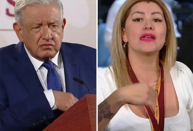 La reportera interrumpió la mañanera de AMLO. La reportera interrumpió la mañanera de AMLO.