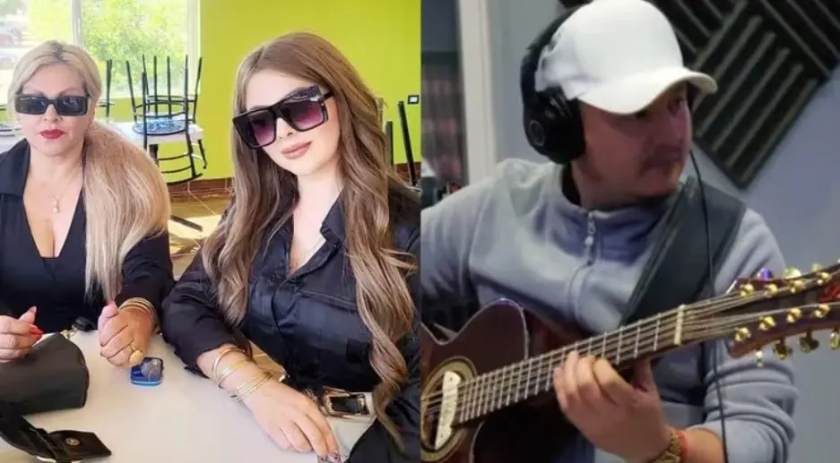 Marisa Sandoval y Kevin Amalio Hern&aacute;ndez, vocalista de H Norte&ntilde;a 