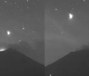 Misteriosa luz cerca del Popocatépetl: ¿Ovnis de nuevo en escena?