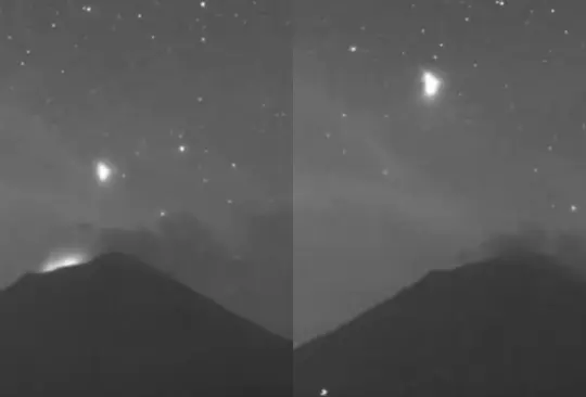 Misteriosa luz cerca del Popocatépetl: ¿Ovnis de nuevo en escena?