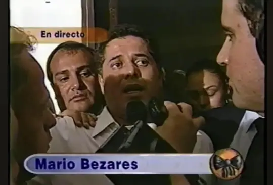 Mario Bezares dando testimonio de lo ocurrido