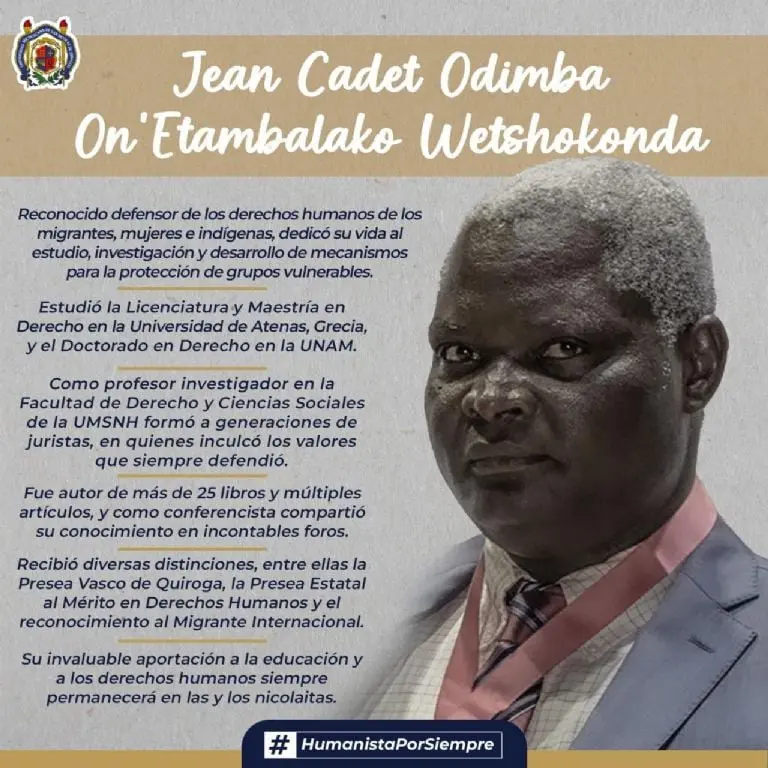 Jean Cadet Odimba - Cortesía