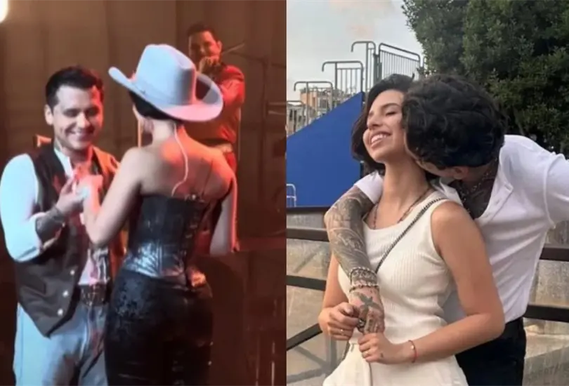 Christian Nodal le habr&iacute;a regalado un lujoso anillo a &Aacute;ngela Aguilar