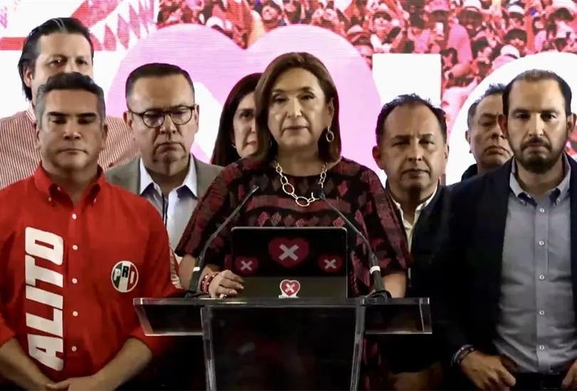 X&oacute;chitl G&aacute;lvez afirma que Marko Cort&eacute;s le grit&oacute; por llamar a Sheinbaum para felicitarla: "me reclam&oacute; de manera muy agresiva"