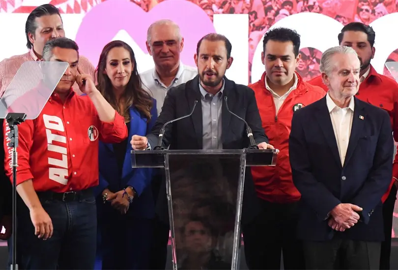 Marko Cort&eacute;s coment&oacute; que el PAN rechaza el resultado de las elecciones