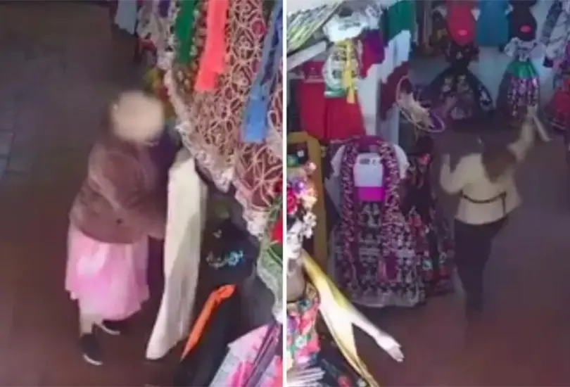 Así fue el momento en que la abuelita fue agredida con un bate de béisbol Así fue el momento en que la abuelita fue agredida con un bate de béisbol