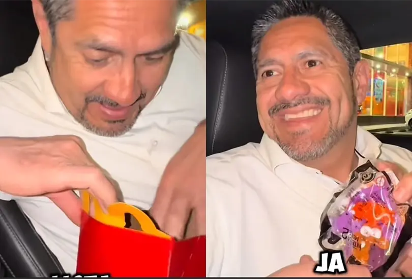 Papá se vuelve viral por conseguir juguete de Intensamente en McDonalds Papá se vuelve viral por conseguir juguete de Intensamente en McDonalds