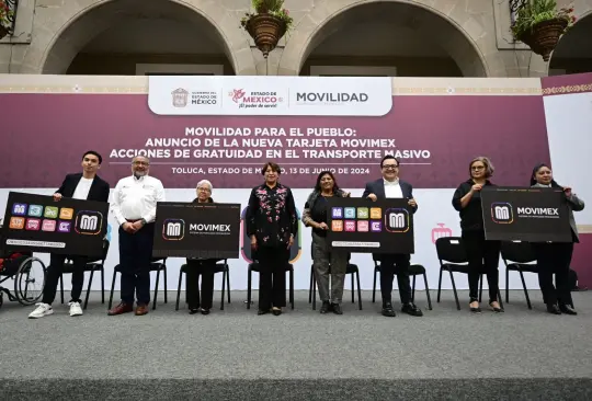 Presenta Delfina Gómez Tarjeta Movimex