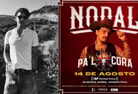 Christian Nodal anuncia show en Argentina y fans de Cazzu lo amenazan con boicot