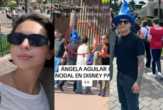 La hija de Pepe Aguilar y el cantante fueron vistos en Disneyland, París. 