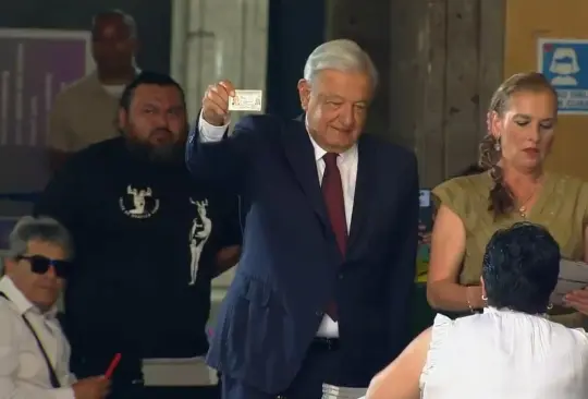 Elecciones 2024: AMLO acude a votar al Museo de Arte de la SHCP 