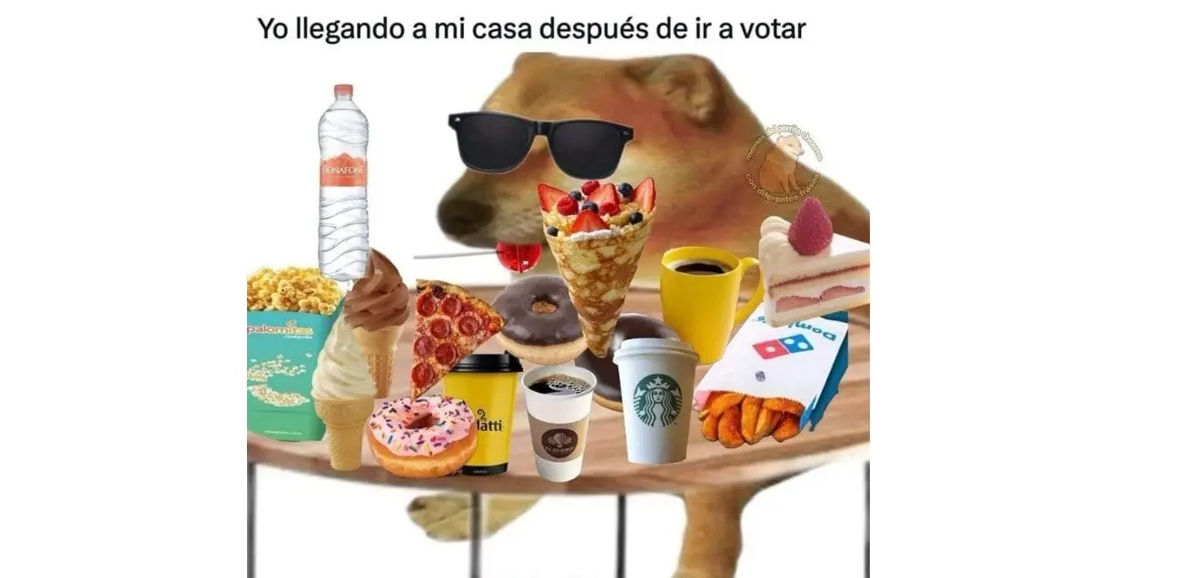 Como algo fuera de lo común, varias empresas ofrecieron productos gratis a quienes acudieran a votar y mostraran su dedo para incentivar el voto.