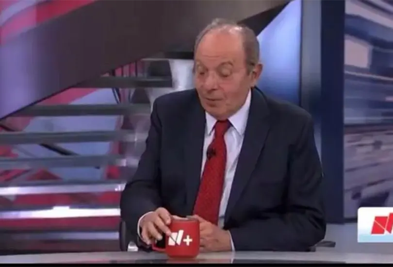 El periodista se mostr&oacute; bastante molesto por los resultados