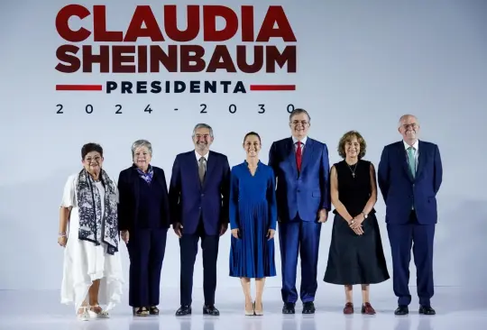 Los miembros el gabinete presidencial de Claudia Sheinbaum. 