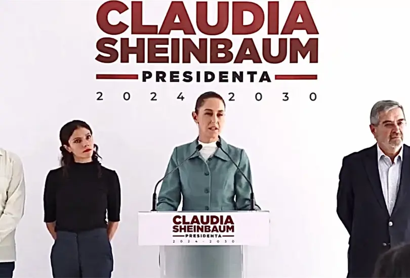 Sheinbaum asegura que la transferencia de la Guardia Nacional al Ejército "No es militarización" Sheinbaum asegura que la transferencia de la Guardia Nacional al Ejército "No es militarización"