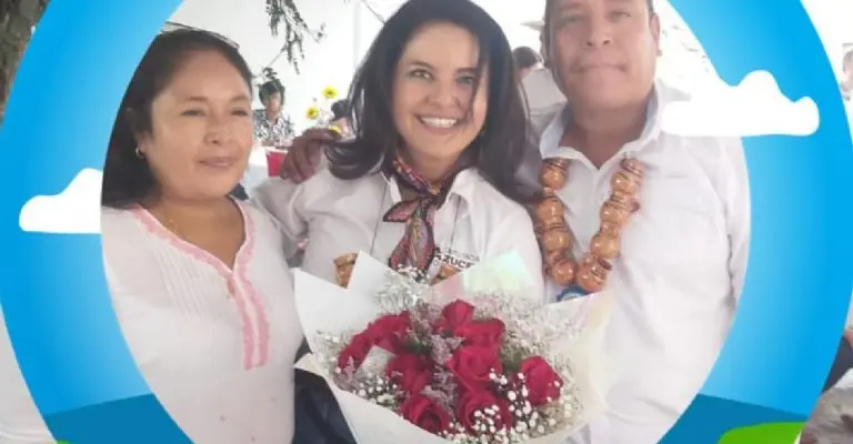 María Elianet Sandoval Castillo era la presidenta del DIF municipal. Foto: Facebook (Álvaro Tapia Castillo).