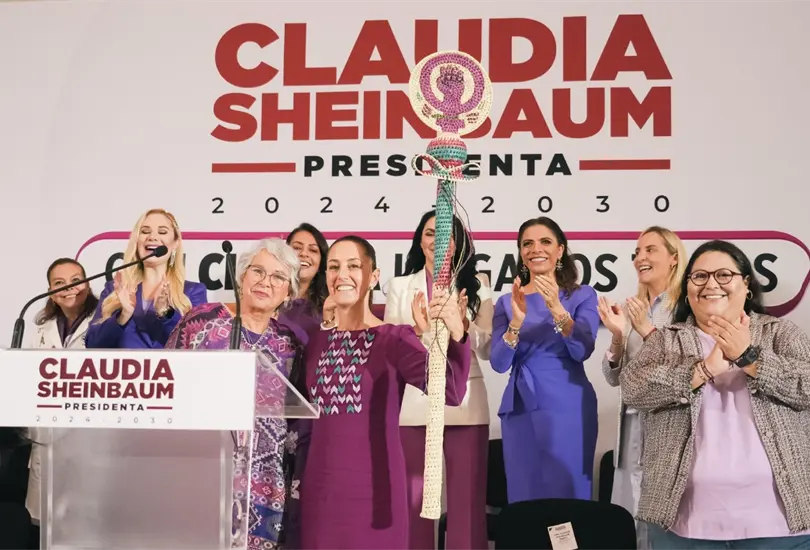 Sheinbaum promete un futuro inclusivo: La fransformaci&oacute;n es feminista