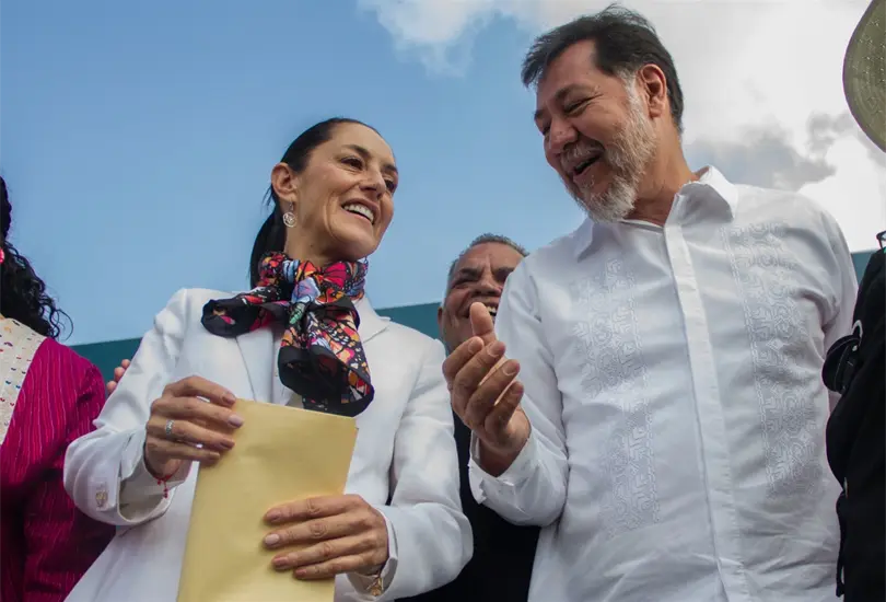 Claudia Sheinbaum se reúne con Gerardo Fernández Noroña. Claudia Sheinbaum se reúne con Gerardo Fernández Noroña.