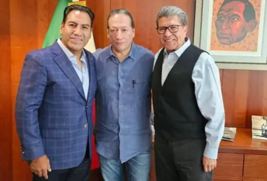 Eduardo Ramírez, Antonio Santos y Ricardo Monreal 