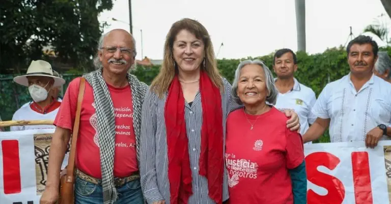 La población recibió a la gobernadora electa entre aplausosFoto: X @margarita_gs
