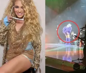 Paulina Rubio ESTALLA contra baterista en pleno concierto por equivocarse: "¿Qué pedo cab...?"