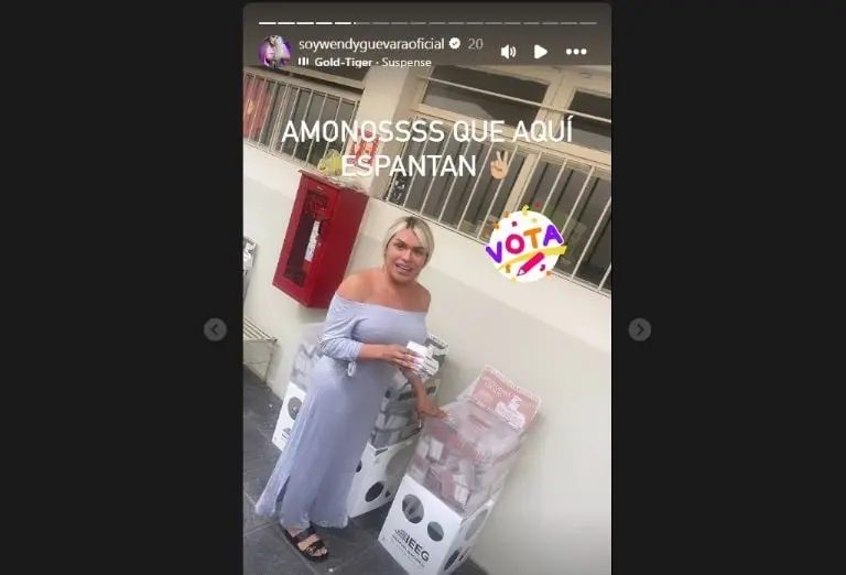 Wendy Guevara regresó a León para votar (Instagram)