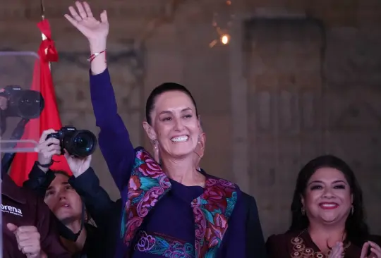 Claudia Sheinbaum celebró ante miles de mexicanos en el centro de la CDMX