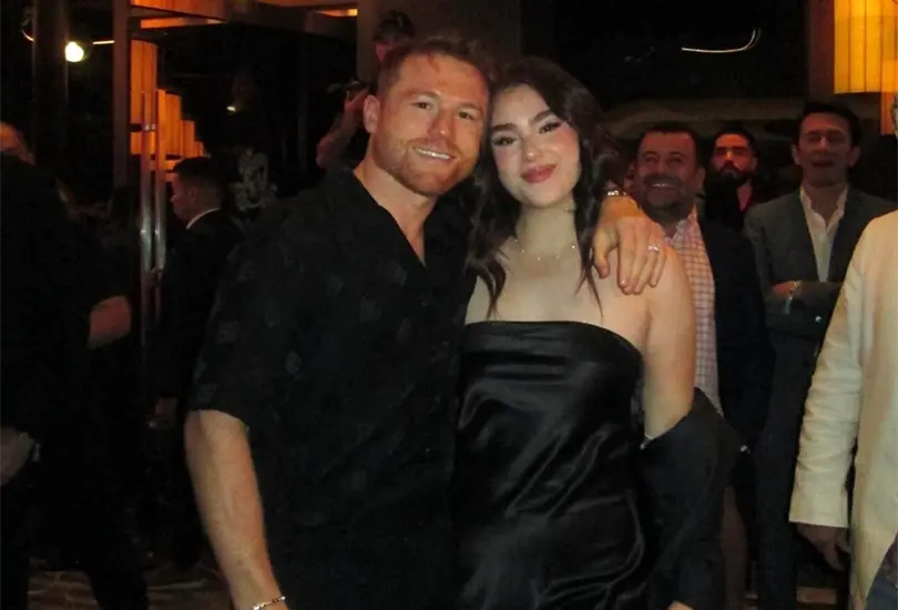 Canelo &Aacute;lvarez y su hija