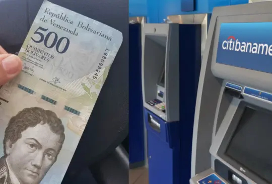 Recibe billetes venezolanos al retirar dinero en cajero de Citibanamex