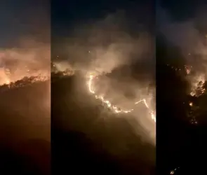 Incendio Forestal en Cuernavaca desafía a los héroes de Protección Civil para lograr sofocarlo | VIDEO