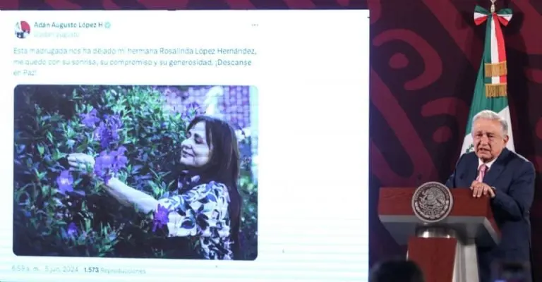 AMLO lamentó su muerte durante su conferencia de prensaFoto: Cuartoscuro