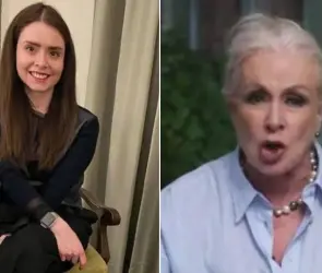 Maryfer Centeno explota a la controversial interpretación del Himno Nacional por Laura Zapata