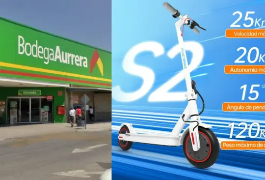 Bodega Aurrera remata nuevo modelo de scooter eléctrico Honey Whale S2 V2