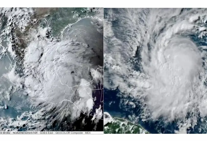 Tormenta Tropical Chris y Huracán Beryl: Una amenaza doble para las costas mexicanas Tormenta Tropical Chris y Huracán Beryl: Una amenaza doble para las costas mexicanas