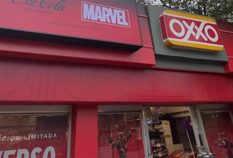 &iquest;En d&oacute;nde se encuentra el OXXO con tem&aacute;tica de Marvel y Coca Cola en la CDMX que causa sensaci&oacute;n?