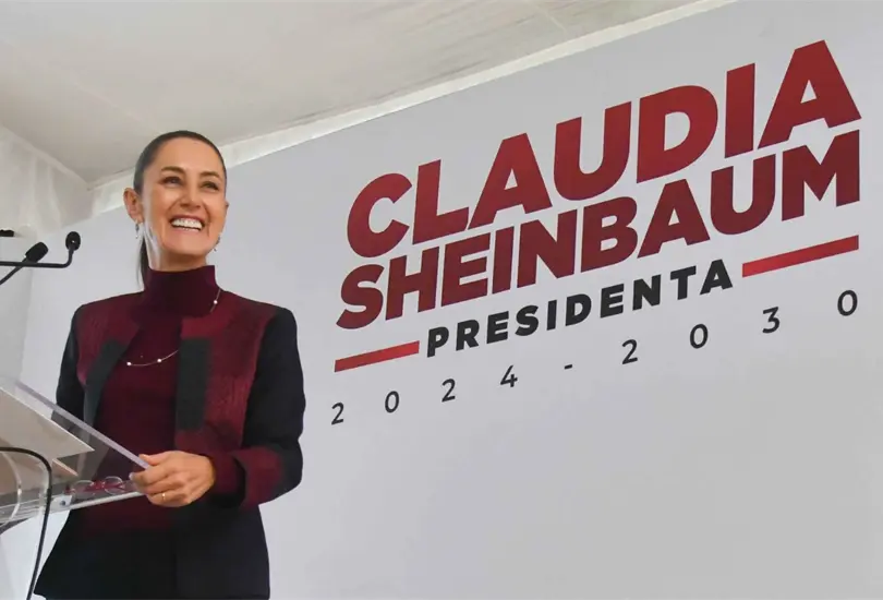 Esto fue dado a conocer por la presidenta electa Esto fue dado a conocer por la presidenta electa