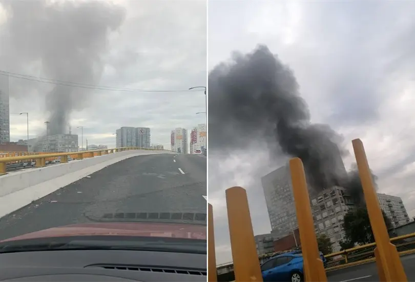 No hay heridos por el incendio en la CDMX No hay heridos por el incendio en la CDMX