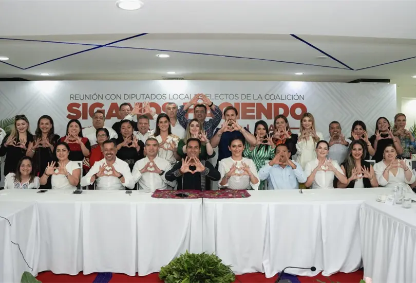 As&iacute; fue la reuni&oacute;n donde particip&oacute; el gobernador electo