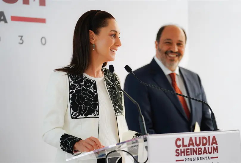 Claudia Sheinbaum junto a L&aacute;zaro C&aacute;rdenas Batel. 