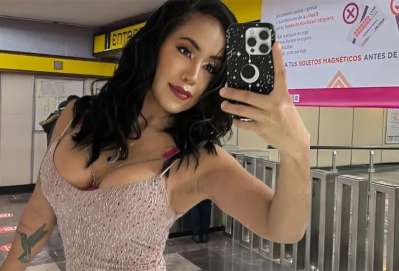 Revelan cu&aacute;les fueron las estaciones del metro en donde Luna Bella grab&oacute; pol&eacute;mico video