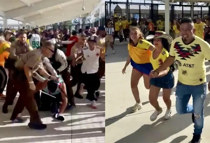 Final de la Copa América se sale de control, aficionados dan portazo; americanista dentro de la trifulca Final de la Copa América se sale de control, aficionados dan portazo; americanista dentro de la trifulca