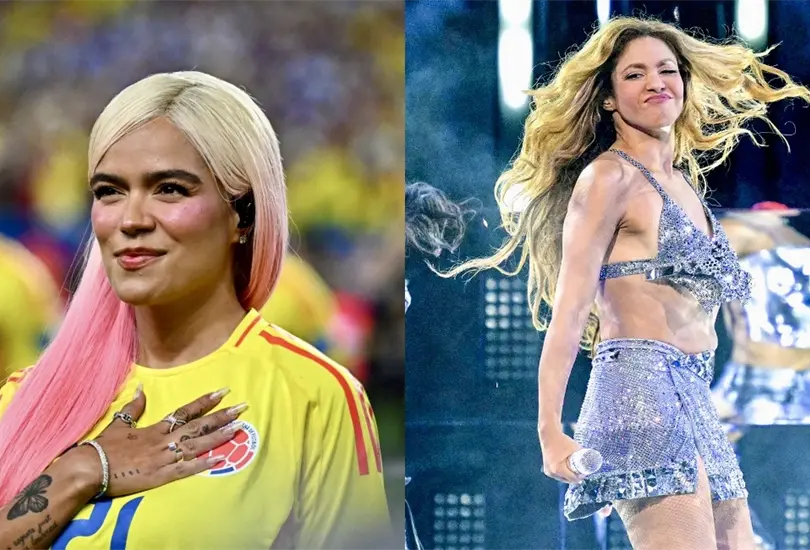 Shakira y Karol G deslumbran en la Final de la Copa América 2024; así vivieron el medio tiempo Shakira y Karol G deslumbran en la Final de la Copa América 2024; así vivieron el medio tiempo