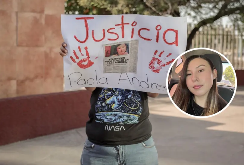 Exigen justicia para Paola Andrea. 